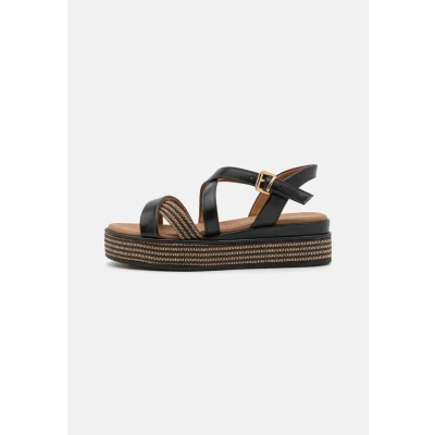 Abbildung von Marco Tozzi Plateausandalette, Damen, Größe: 36, Black Schuhe