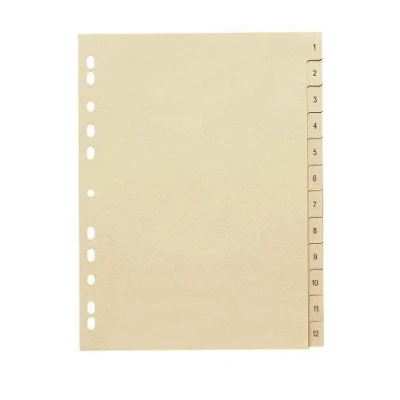 Abbildung von Keine Marke 846112 1110 81 Papier Register 1 12 10x Vf A4