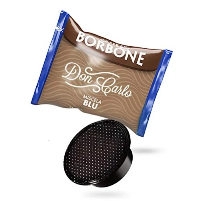 Abbildung von Don Carlo Caffè Borbone I0386 Kaffeekapseln, blaue Mischung, 400 Stück, kompatibel mit A Modo Mio
