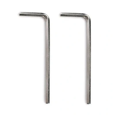 Abbildung von Musiclily Basic Metrisch 3mm Stahl Gitarren Innensechskantschlüssel für Floyd Rose Klemmsattel, Nickel (2er Set)