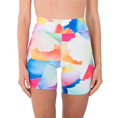 Abbildung von Hurley Damen Sundance Swim Short Bikini Bottoms, Sonnentanz, S
