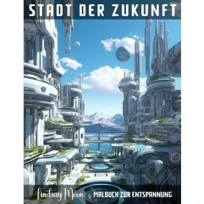 Abbildung von Stadt der Zukunft Malbuch zur Entspannung: Erkunde futuristische Städte mit 75 einzigartigen Ausmalbildern eine kreative Reise in die (Malbücher von Lindsay Moon)