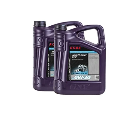 Abbildung von 10 (2x5L) Liter ROWE HIGHTEC MULTI SYNT DPF SAE 0W 30 Motoröl für VW, Porsche