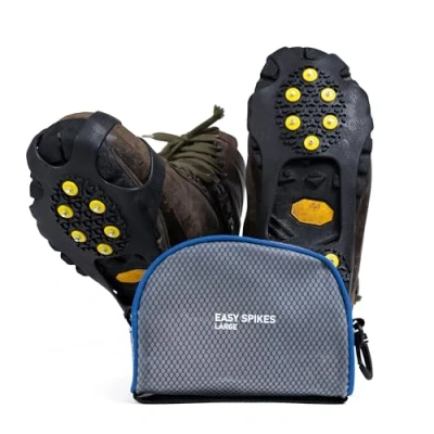 Abbildung von ALPIN LOACKER Eisspikes für Schnee I Schhukrallen und Antirutsch Spikes Eiskrallen Wanderschuhe Schuhspikes
