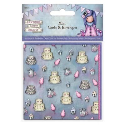 Abbildung von Mini Cards &amp; Envelopes (8pcs) Santoro Birthday