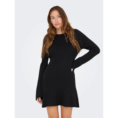 Abbildung von ONLY Onlmichella MIDI Strickkleid, Damen, Größe: XS, Black