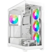 Abbildung von Xilence PC Gehäuse Xilent Gleam X818.W.ARGB Gaming ATX Case white, RGB Midi Tower