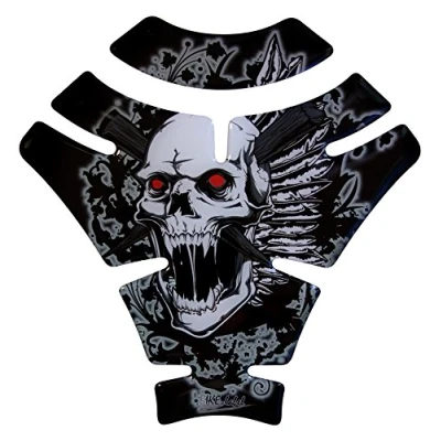 Abbildung von BIKE label Tankpad 3D Skull kompatibel für Kawasaki 500464