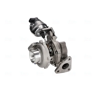 Abbildung von NISSENS 93629 Turbolader Abgasturbolader, mit linearem Positionssensor (LPS) ölgekühlt pneumatisch elektrischem Schubumluftventil, Dichtungen