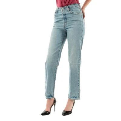 Abbildung von Levi&#039;s Ribcage Straight Ankle Jeans Leg, Damen, Größe: 26x31, Let&#039;s share
