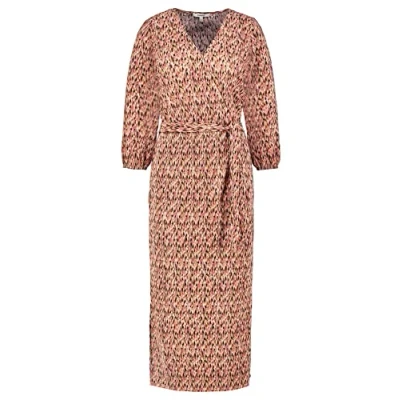 Abbildung von Garcia WITH Print Freizeitkleid, Damen, Größe: Medium, Golden brown