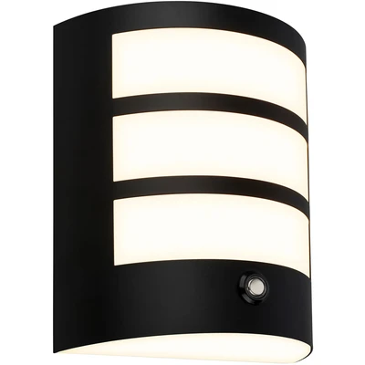 Abbildung von BRILONER LED Wandleuchte ohne Stromanschluss mit Touch, dimmbar in Stufen, 15 min. Timer, Wandlampe Akku, Aussen, Wandbeleuchtung außen, Außenleuchte, 18x15x7 cm, Schwarz
