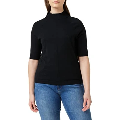 Abbildung von FALKE Damen Rollneck Pullover, Schwarz, L