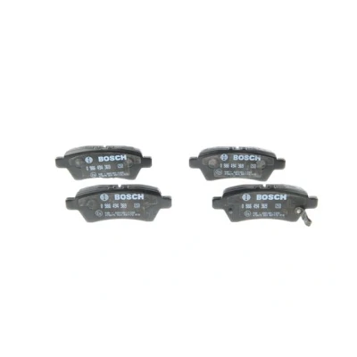 Abbildung von BOSCH 0 986 494 369 Bremsbelagsatz Low Metallic mit akustischer Verschleißwarnung Anti Quietsch Blech, Montageanleitung NISSAN: Pathfinder 3