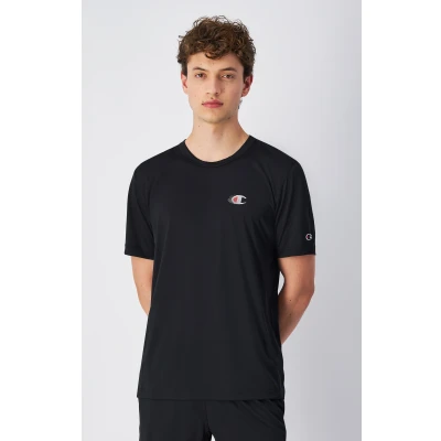 Abbildung von Champion Crewneck Train Small LOGO Tshirt basic, Herren, Größe: Large, Black