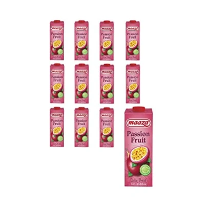 Abbildung von Passionsfrucht Juice 12L Maracuja Saft Passion Fruit Getränk (12x 1L)