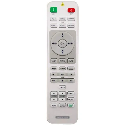 Abbildung von Leankle Fernbedienung 5J.JGM06.001 für BenQ Projektoren DX808ST, DX825ST, MH733, MW732, MW809ST, MW826ST, MX731, MX808PST, MX808ST, MX825ST