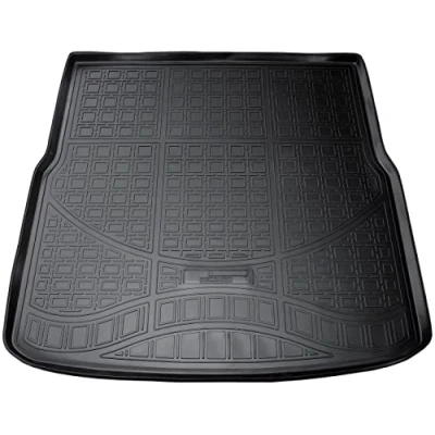 Abbildung von Recambo Gummi Kofferraumwanne Premium passend für Ford S MAX I WA6 2006 2014 passgenau mit Rand