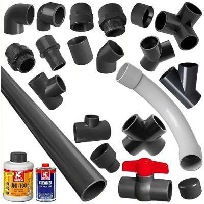 Abbildung von MegaHaustechnik 32mm PVC U Fittings alle Sorten Winkel Kupplung Muffe T Stück Klebefittings Kunststoff Garten Pool Wasser &gt; Y Für Rohr Außendurchmesser