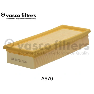 Abbildung von DAVID VASCO A670 Luftfilter 58 125 292 rechteckig Filtereinsatz RENAULT: ESPACE 3, LAGUNA 1, 1 Grandtour