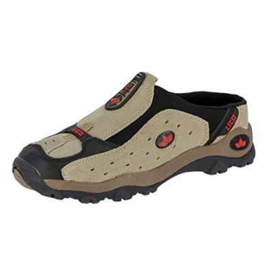 Abbildung von LICO Sabot Storm Trekkingsandale, Herren, Größe: 46, Braun/schwarz /rot Schuhe