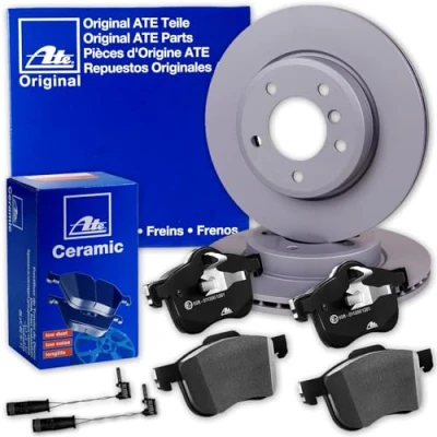 Abbildung von ATE Bremsscheiben 312mm + CERAMIC Beläge vorne für E Klasse W211 S211