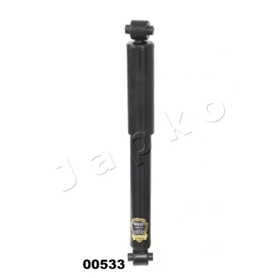 Abbildung von JAPKO MJ00533 Stoßdämpfer Hinterachse Gasdruck Zweirohr Teleskop oben Auge, unten Auge VOLVO: 440 K, 460 L, 480 E