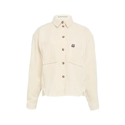 Abbildung von QS Hemdbluse, Damen, Größe: 36, Beige