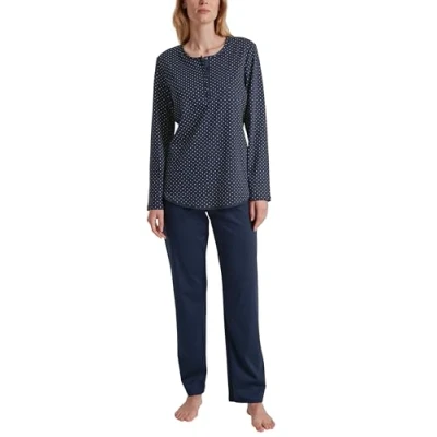 Abbildung von Calida Nachtwäsche Set, Damen, Größe: 44/46, Peacoat blue