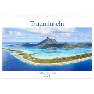 Abbildung von Trauminseln Matteo Colombo (Wandkalender 2025 DIN A2 quer), CALVENDO Monatskalender