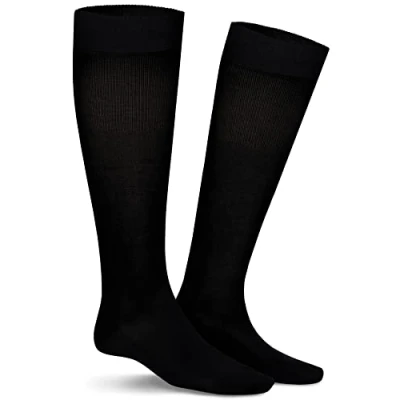 Abbildung von KUNERT Herren Kniestrümpfe Clark Komfortbund Black 0070 43/46