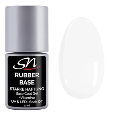 Abbildung von SN Nageldesign Elastico Base Coat UV Gel extra stark Gellack LED Unterlack Nägel Nagellack hard Nail soak off 10ml