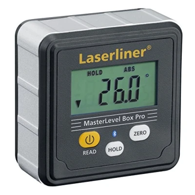 Abbildung von Umarex Laserliner MasterLevel Box Pro Elektronik Wasserwaage (elektronisch, Wasserwaage, Datenübertragung, digitale 360 Neigungsmessung, Anzeigengenauigkeit 2 Dezimalstellen)