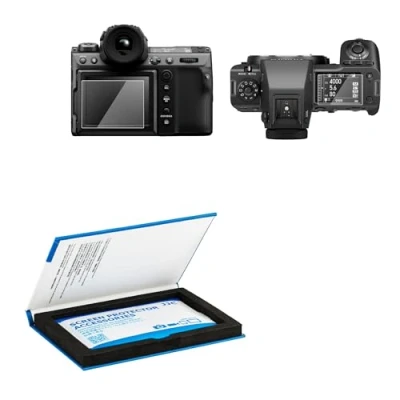 Abbildung von JJC [2+4 Stück] Panzerglas Schutzfolie für Fujifilm GFX 100II Mittelformat Spiegellose Kamera, Ultradünn HD Hohe Härte, Bruchsicher, Anti Bläschen