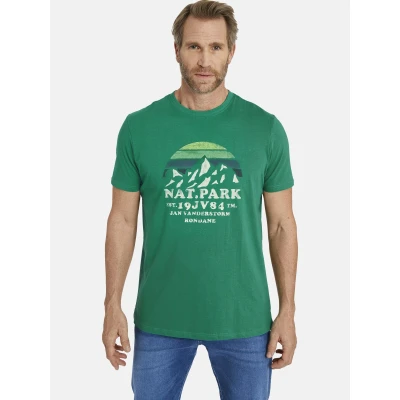 Abbildung von Jan Vanderstorm Jenberg Tshirt print, Herren, Größe: XL, Grün