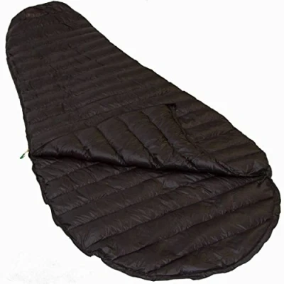 Abbildung von Ultra kompakter Daunenmumienschlafsack Nylon 215x75 cm 430 gr +8C