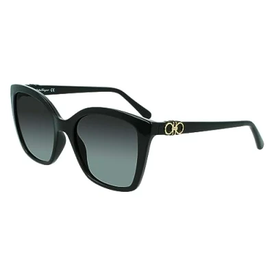 Abbildung von Salvatore Ferragamo Unisex SF1026S 47549 Sunglasses, 001 Black, 54