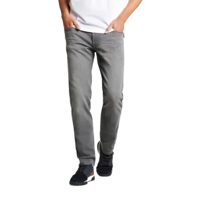 Abbildung von bugatti Herren 3038D 86676 Straight Jeans, Grau, 4032
