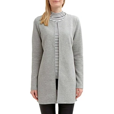 Abbildung von VILA Vinaja NEW LONG Jacket Strickjacke, Damen, Größe: Medium, Light grey melange