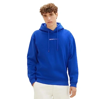 Abbildung von TOM Tailor PULL Camel Kapuzenpullover, Herren, Größe: XXL, Shiny royal blue