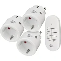Abbildung von Brennenstuhl Funksteckdose &quot;Comfort Line&quot;, 3er Funkschalt Set