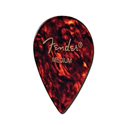 Abbildung von Fender 098 0551 800 551 Shape Picks, 12 Count, Shell, Medium