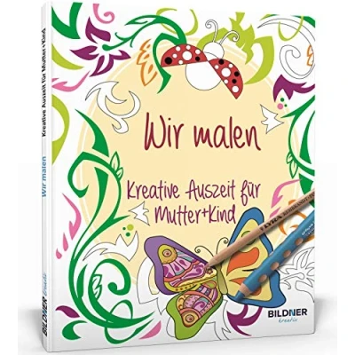 Abbildung von Malbuch für Erwachsene: Wir malen: Kreative Auszeit Mutter und Kind