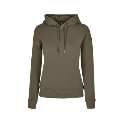 Abbildung von Urban Classics Ladies Organic Hoody Kapuzenpullover, Damen, Größe: 3XL, Olive