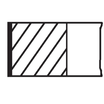 Abbildung von Kolbenringsatz MAHLE ORIGINAL 028 01 N2