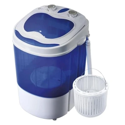 Abbildung von Tragbare Waschmaschine mit Schleuder für Camping Kapazität 3Kg Wäsche Briebe