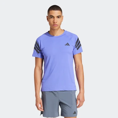 Abbildung von adidas Performance ICON 3STRIPES Sport Tshirt, Herren, Größe: Medium, Semi blue black