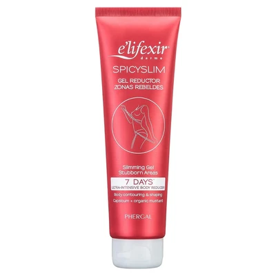 Abbildung von E&#039;LIFEXIR Spicyslim Extreme Schlankheitscreme Bekämpft lokalisiertes Fett Sichtbare Ergebnisse in 7 Tagen Enthält Senf und Bio Pfefferschoten 150ml