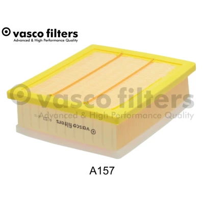 Abbildung von DAVID VASCO A157 Luftfilter 68 188 209 rechteckig Filtereinsatz mit Vorfilter JEEP: Renegade SUV, Compass, FIAT: 500X