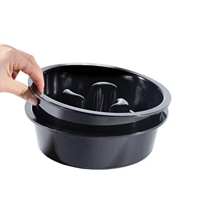 Abbildung von PetTec Antischling Näpfe für Doggy Bar (1,6L), Futternapf &amp; Wassernapf erhöht 2 x 950ml Futterstation Set 2X Melamin Schüsseln, Napfset höhenverstellbar Hunde (groß/mittel)